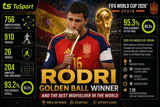 Rodri: Golden Ball Winner and the Best Midfielder in the World